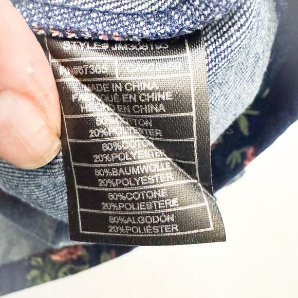 Betsey Johnson Medium Blue Flower Patterned Print Dress Size M NWT $109 - Picture 4 of 6